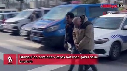 İstanbul’da zeminden kaçak kat inen şahıs hakkında karar