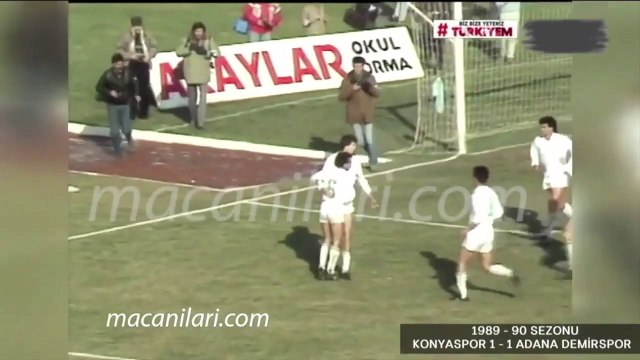 Konyaspor 1-1 Adana Demirspor [HD] 03.12.1989 - 1989-1990 Turkish 1st League Matchday 10