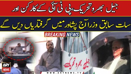 Seven ministers will surrender themselves for Jail Bharoo Tehreek in Peshawar today