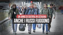 Un anno di guerra in Ucraina: anche i russi fuggono. La diretta di Millennium Live