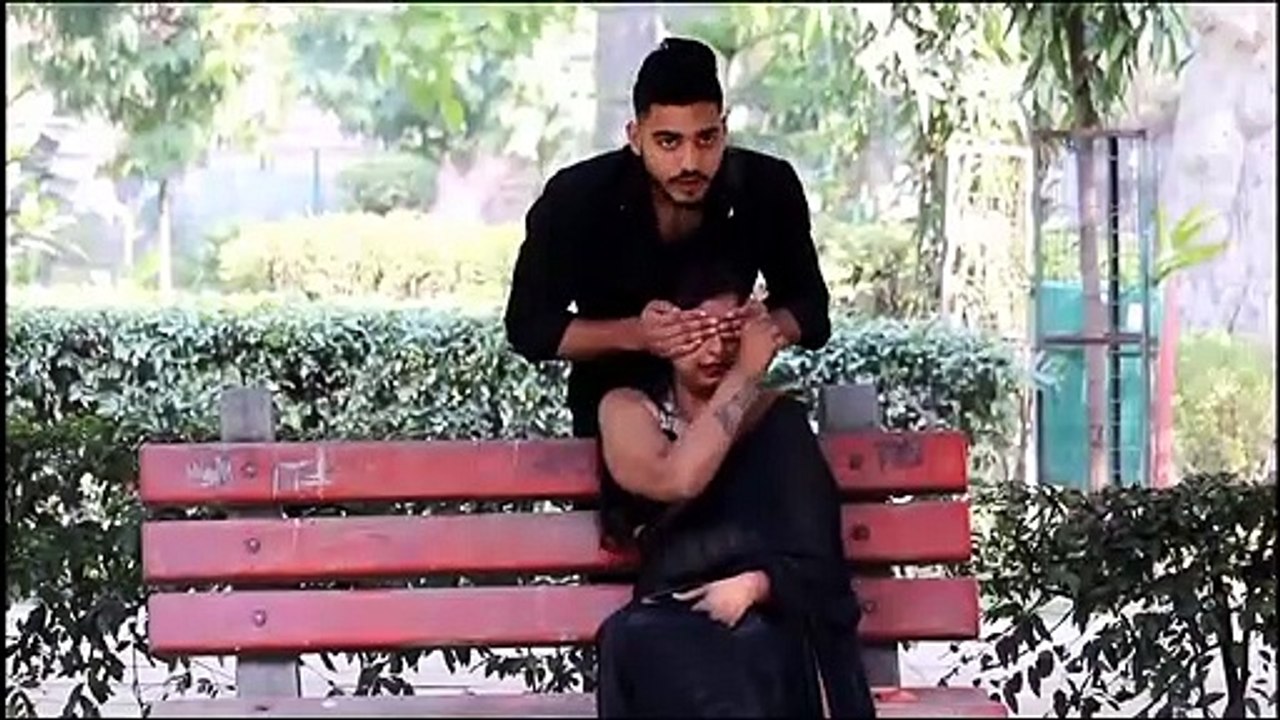 Kissing prank