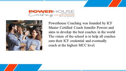 ICF Certified Coach