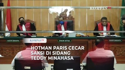 [Full] Hotman Paris Cecar Asisten AKBP Dody, Syamsul Maarif di Sidang Teddy Minahasa