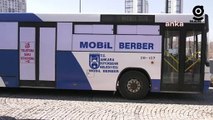 Ankara Büyükşehir Belediyesi’nin atıl otobüslerden dönüştürdüğü mobil çamaşırhane ve berber, deprem bölgesine doğru yola çıktı