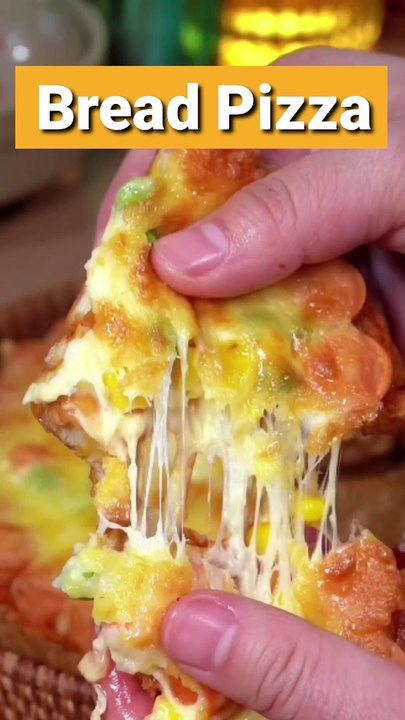 bread pizza in just 5 minutes | #shorts #pizza #bread #recipe @tahirasfoodtube