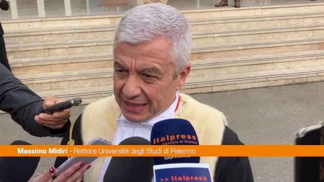 Midiri Una giornata storica per Palermo e la nostra Università