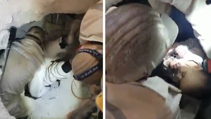 Asya bebeği kurtaran madenci konuştu: Ağlayınca fark edildi