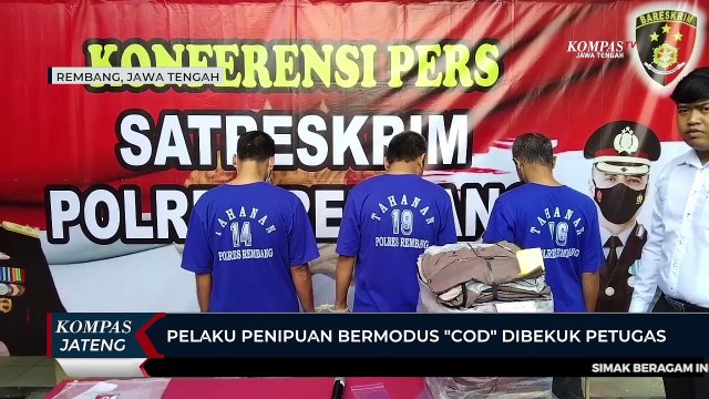 Pelaku Penipuan Bermodus COD Dibekuk Petugas