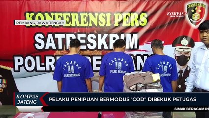 Pelaku Penipuan Bermodus COD Dibekuk Petugas