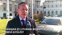 Az ukrán és a litván EBESZ-küldöttség sem hajlandó egy légtérben lenni az oroszokkal