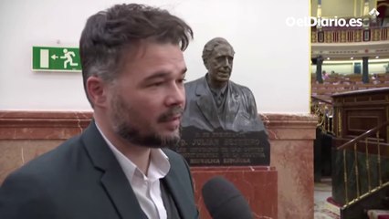 ERC tilda de "despropósito" la moción de censura de Vox y asegura que busca "hacer ruido"