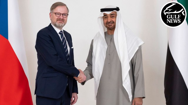 UAE President meets Czech Republic Prime Minister