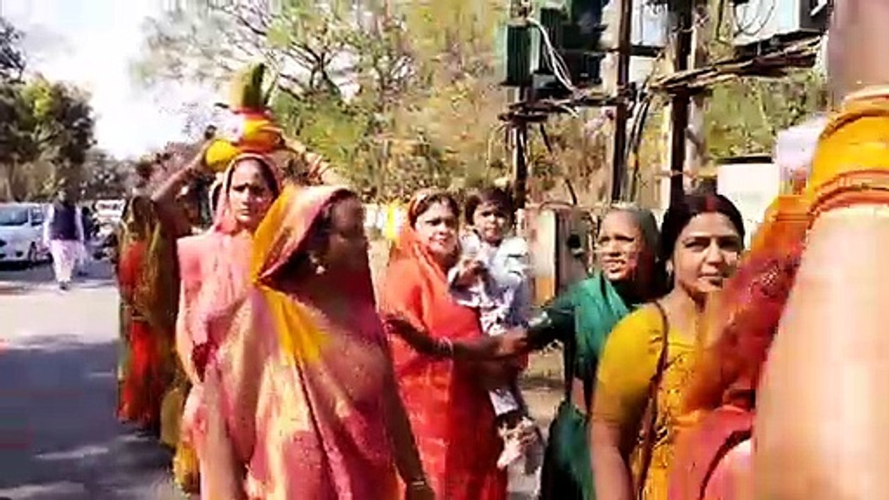 11 कुंडीय मारूती महायज्ञ कलश यात्रा के साथ शुरुआत