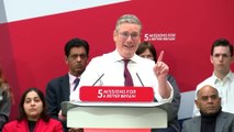 Keir Starmer outlines Labour's five missions for Britain should they win the next general election