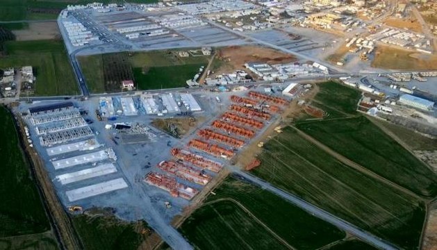 Nurdağı'nda yığma yapı, konteyner kent ve prefabrik ev çalışmaları hız kazandı