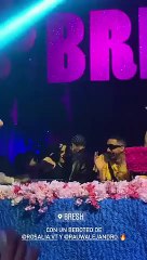 Rosalía y Rauw Alejandro en la fiesta Bresh