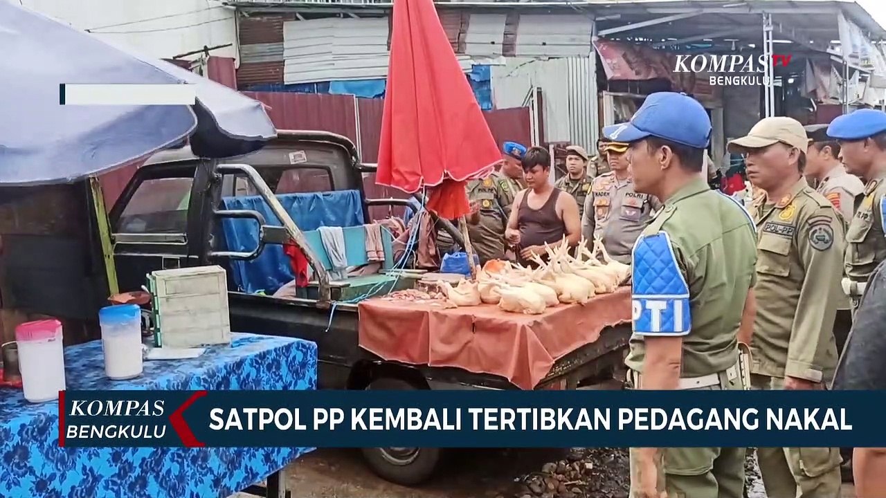 Satpol Pp Kembali Tertibkan Pedagang Nakal Video Dailymotion