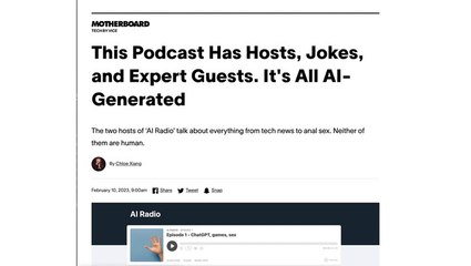 Did You Know There’s An AI-Generated Podcast?