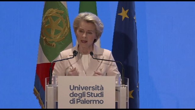 Von der Leyen a Palermo: Sicilia al centro dell'Europa