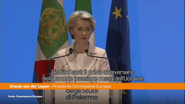 Von der Leyen Difendiamo la libertà dell'Ucraina