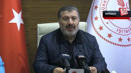 Bakan Fahrettin Koca: 25 sahra hastanesiyle görev yapıyoruz