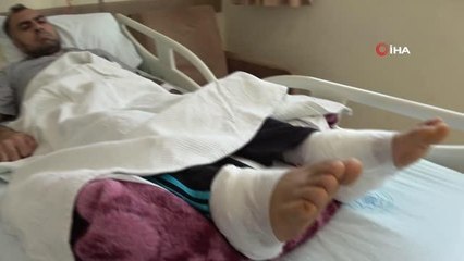 Doğalgazı açmak için girdiği evde depreme yakalandı, kaçarken canından oluyordu