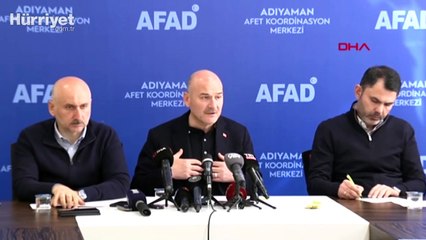 Adıyaman'da üç bakandan ortak açıklama