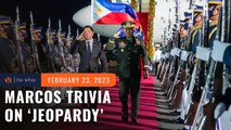 First, it was Imelda; now, it’s ‘Jeopardy’ reminding Marcos Jr. he’s traveling too often