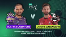 Full Highlights _ Quetta Gladiators vs Lahore Qalandars _ Match 10 _ HBL PSL 8 _ MI2T