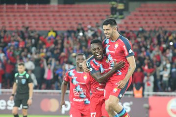 RESUMEN: El Nacional igualó (2-2) ante el DIM en Copa Libertadores