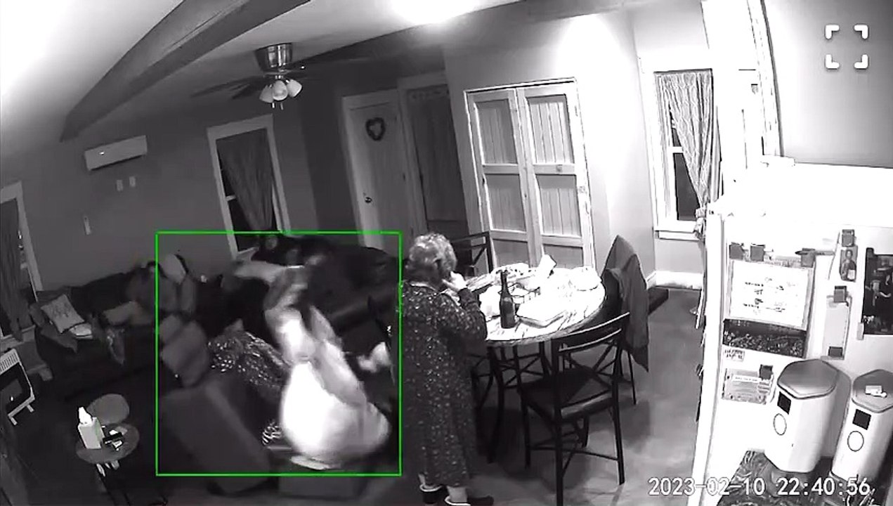 Falling Backwards in Chair Knocks Grandma Over