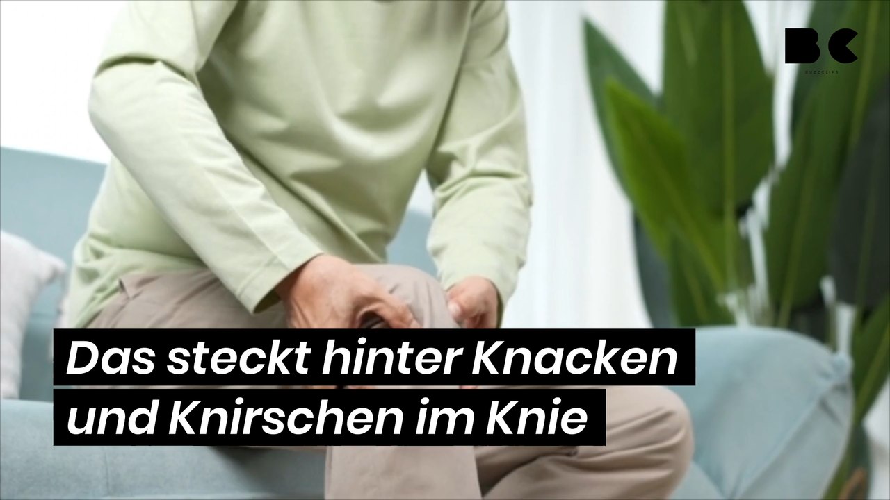 Das steckt hinter knacken und knirschen im knie