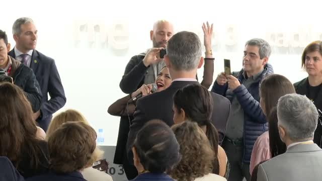 Los reyes inauguran la feria ARCO