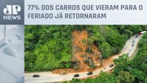 Mais de 110 mil veículos já deixaram o litoral norte de São Paulo