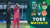 Toss | Peshawar Zalmi vs Islamabad United | Match 12 | HBL PSL 8 | MI2T