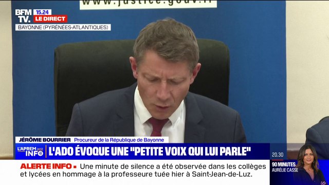 Professeure tuée: le lycéen était suivi par un médecin psychiatre , précise le procureur de Bayonne