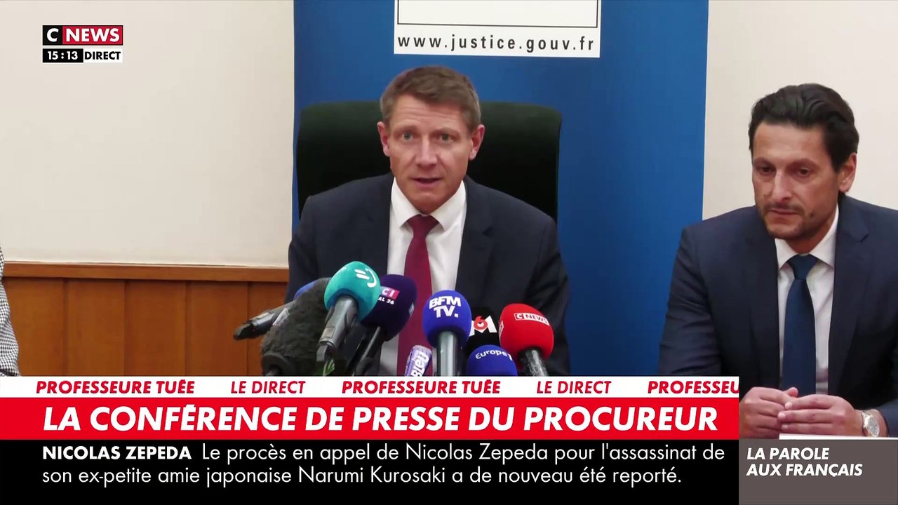 Saint-Jean-de-Luz/ Conférence du procureur - Le parquet va demander la détention provisoire pour "meurtre avec préméditation" - "Il affirme qu'une petite voix lui a parlé" - "Il a sorti une lame de 18 cm cachée dans un sopalin"