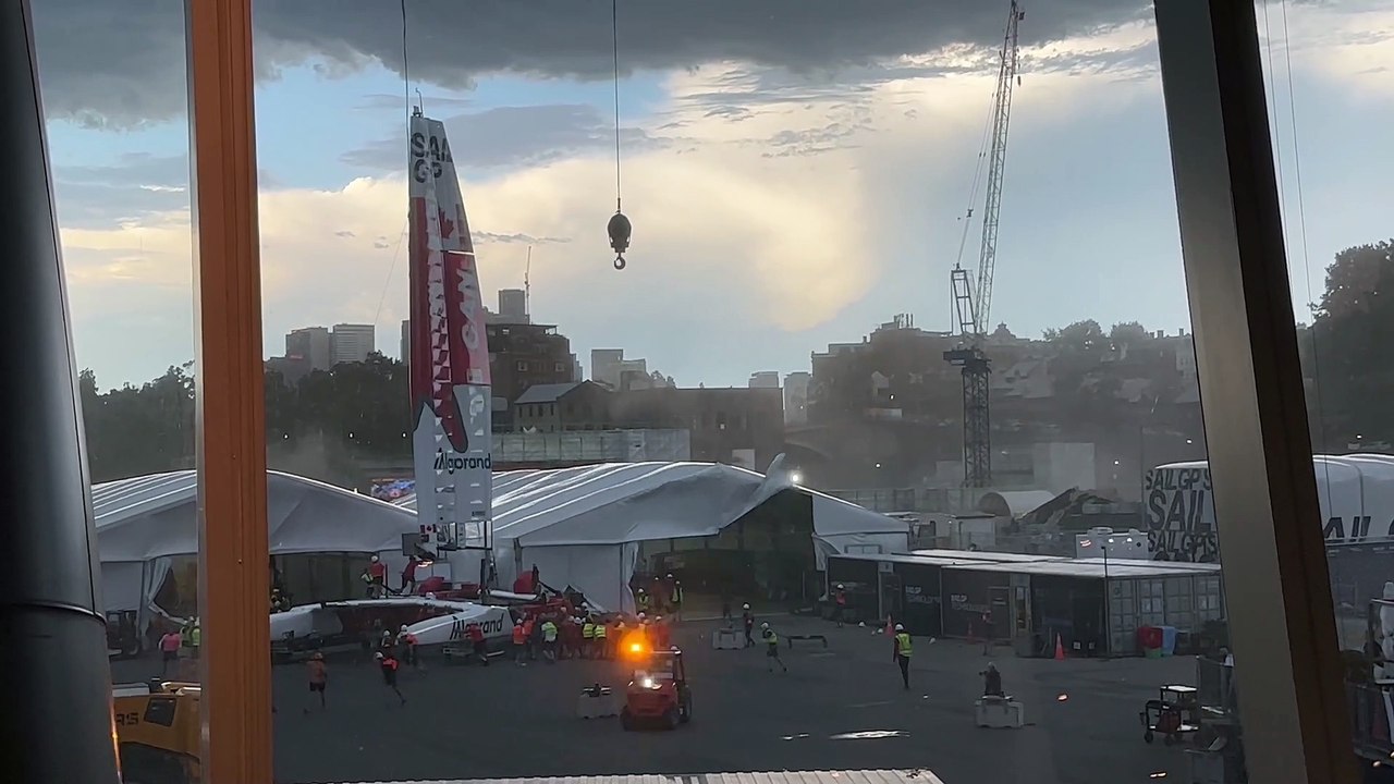 Freak Storm Ends Australia SailGP 2023 at Sydney Harbour