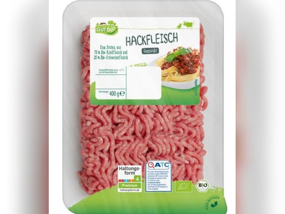 Achtung, Kunststofffremdkörper! Aldi ruft 'Gut Bio'-Hackfleisch zurück