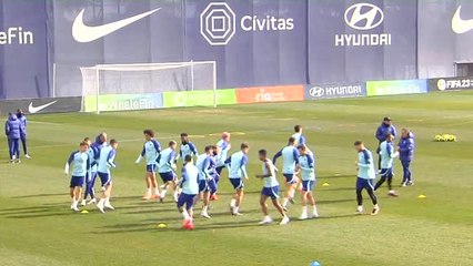 El Atlético sigue preparando el derbi