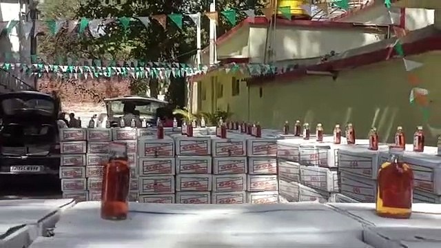 ट्रक में 80 लाख की अवैध शराब, आबकारी विभाग की कार्रवाई