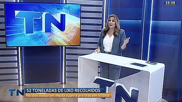 52 toneladas de lixo recolhidos após Carnaval em Vitória