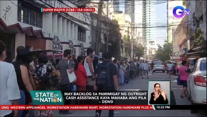 Mga matatanda at maysakit, kabilang sa pumila sa ilang tanggapan ng DSWD para sa ayuda | SONA
