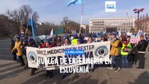 La enfermería eslovena también hace huelga por mejores salarios y más respeto a su trabajo