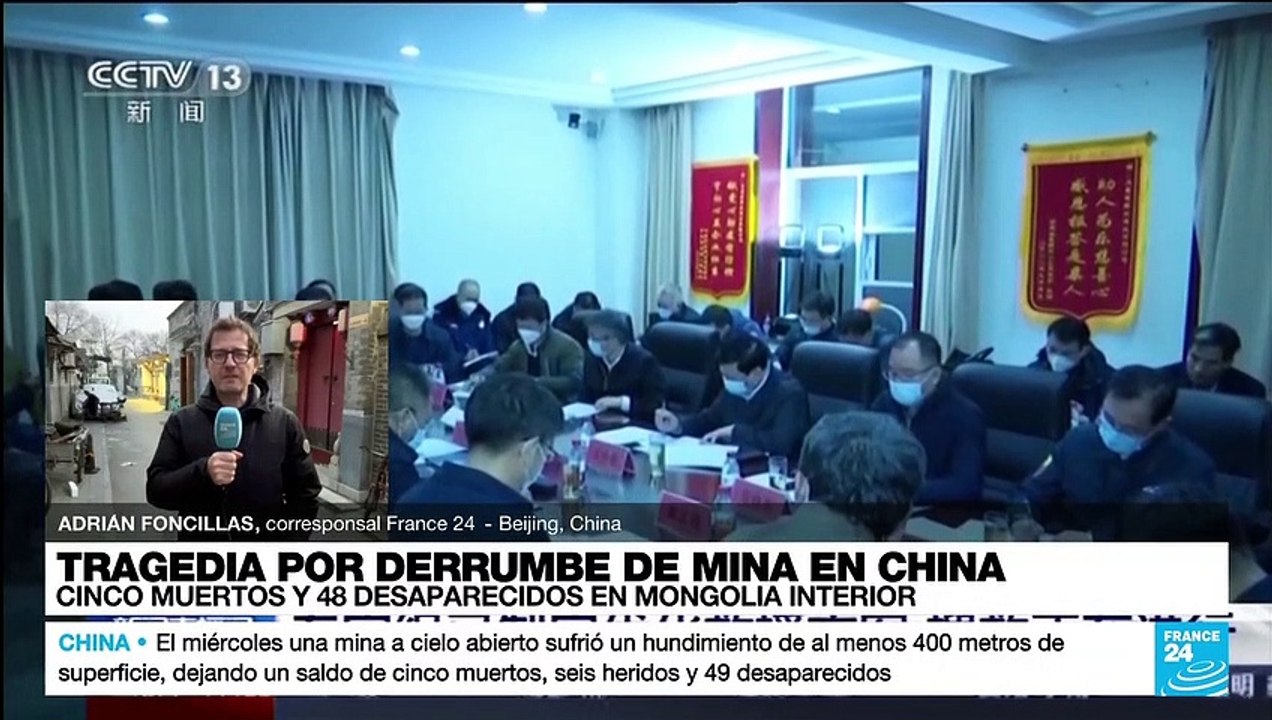 Informe desde Beijing: 48 personas siguen desaparecidas por el derrumbe de una mina de carbón