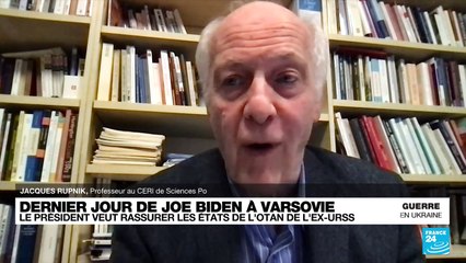 Joe Biden en Pologne : "la seule défense qui vaille pour eux c’est la garantie américaine"