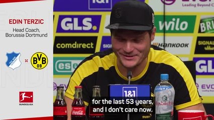 Terzic 'doesn't care' about tightest title race in 53 years