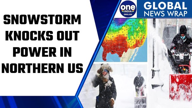 Snowstorm hits northern US, knocks out power, disrupts flights | Oneindia News