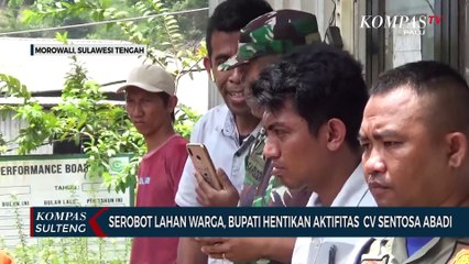 Serobot Lahan Warga, Bupati Hentikan Aktifitas  CV. Sentosa Abadi