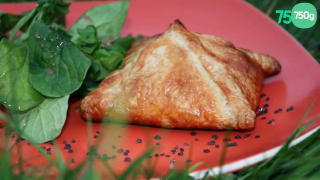 Feuilleté chèvre, tomates séchées, épinards